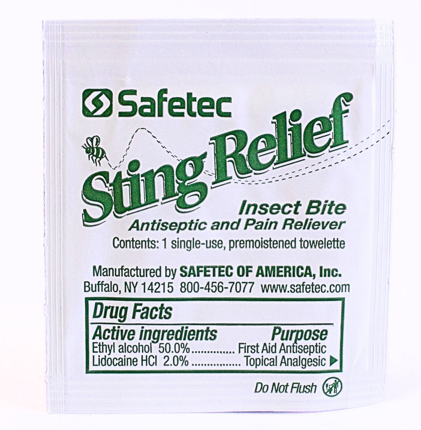 Sting Relief Wipes