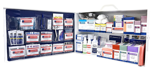 2-Shelf Metal First Aid Cabinet