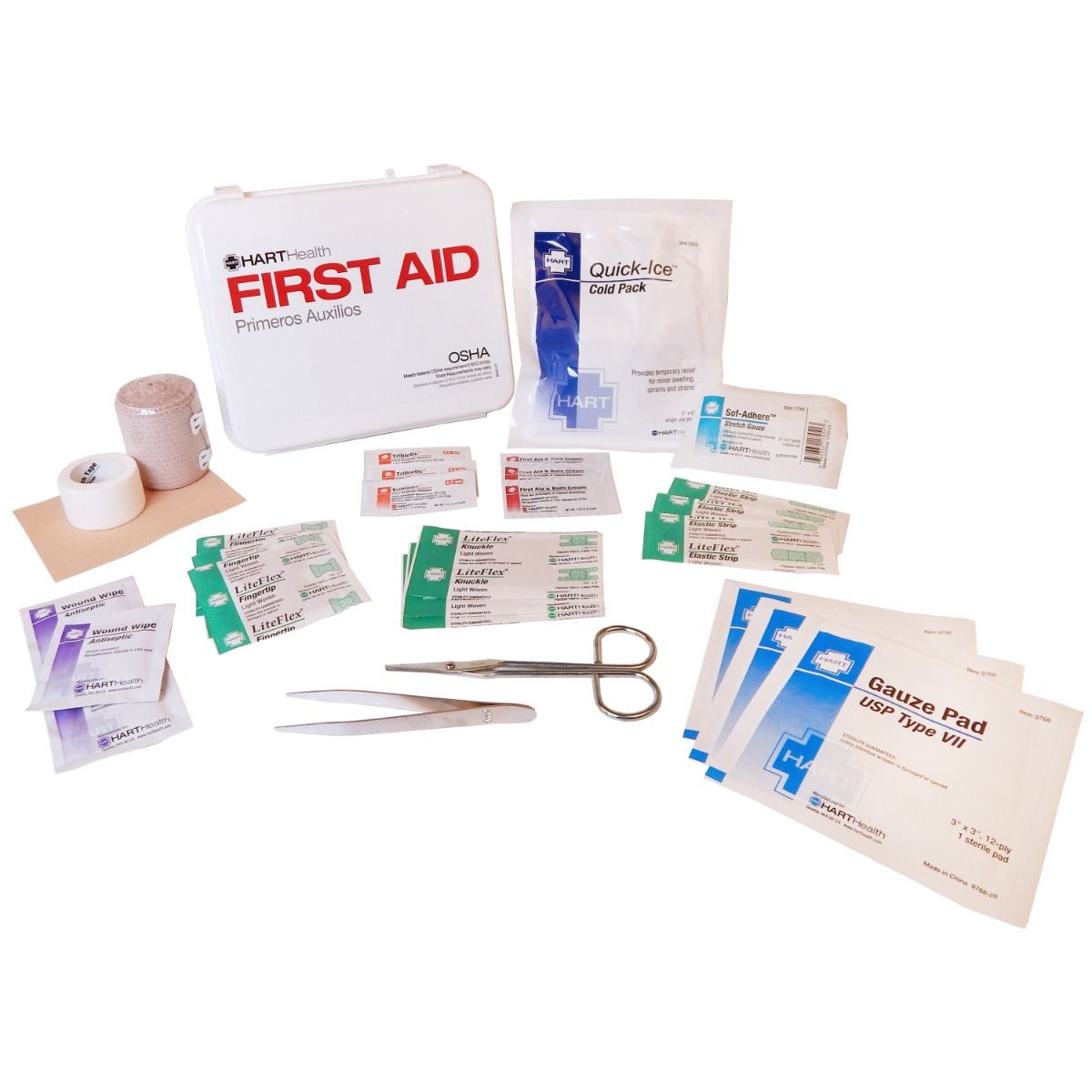Personal First Aid Kit, Plastic Box