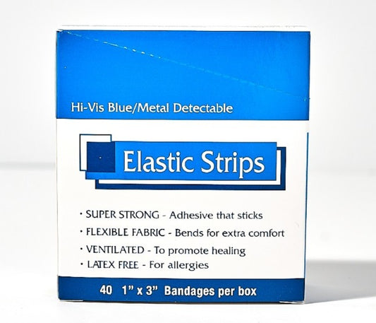 Hi-Vis Blue Strip Elastic Bandages